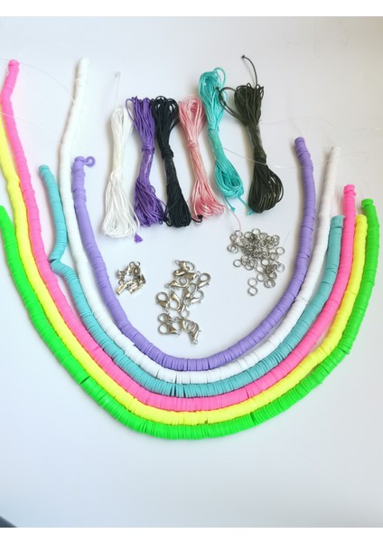 6 Renk Fimo Boncuk 6 Mm, 6 Renk Ip Set fiyatları