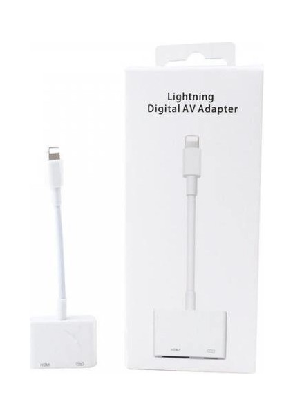 Blue Wings HDMI Kablosu Lightning Dijital Av Adaptörü