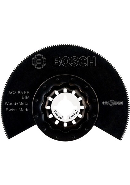 - Starlock - Acz 85 Eb - Bım Ahşap ve Metal Için Segman Testere Bıçağı, Bombeli 10'lu