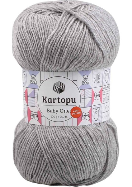 10 Lu Paket Kartopu Baby One El Örgü Ipi - K1000