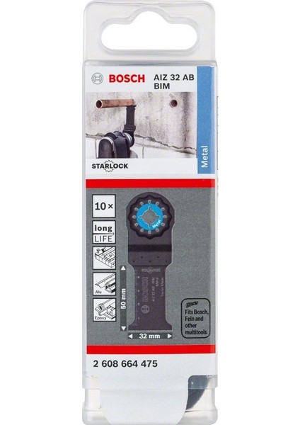- Starlock - Aız 32 Ab - Bım Metal Için Daldırmalı Testere Bıçağı 10'lu
