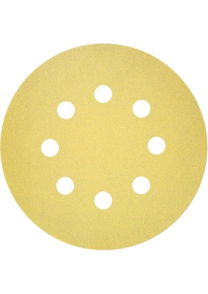 One Çok Amaçlı Zımpara 125MM 8 Delikli (100 Kum) 50 'li Paket