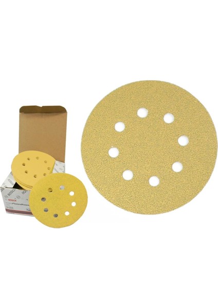 One Çok Amaçlı Zımpara 125MM 8 Delikli (100 Kum) 50 'li Paket fiyatları