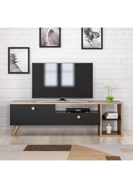 TV Sehpası Pergo Siyah Çırağan 150 cm