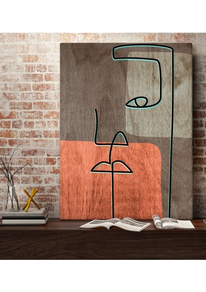 Gift Picasso Style Tasarımlı Kanvas Tablo 70X100CM-7