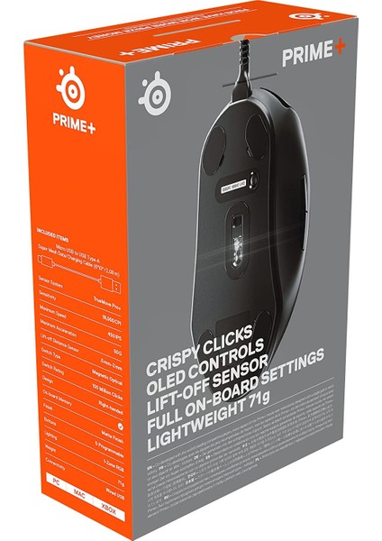 Steelseries Prime+ Plus Rgb Optik Oyuncu Mouse