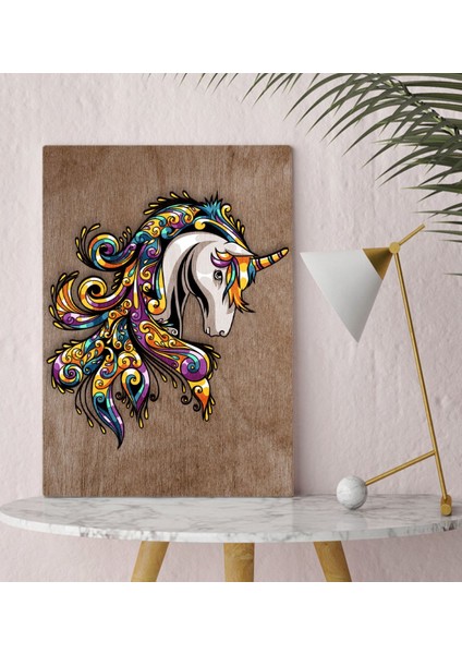 Gift Unicorn Tasarımlı Kanvas Tablo 30X50CM-1