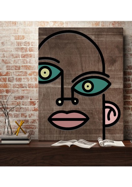 Gift Picasso Style Tasarımlı Kanvas Tablo 70X100CM-1