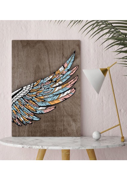 Gift Kanat Tasarımlı Kanvas Tablo 30X50CM-2