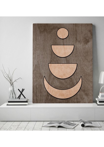 Gift Ay Tasarımlı Kanvas Tablo 50X70CM-2