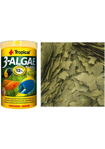 3-Algae Flake Aleoveralı Pul Yem