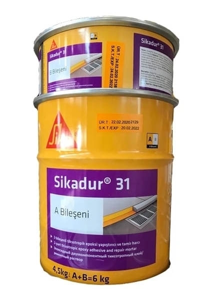 Sikadur® 31 Iki Bileşenli Epoksi Tamir Harcı 6 kg