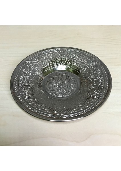 Işlemeli Çay Tabağı