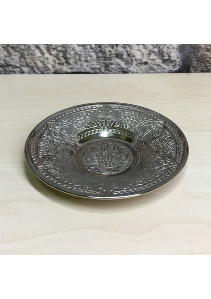Işlemeli Çay Tabağı