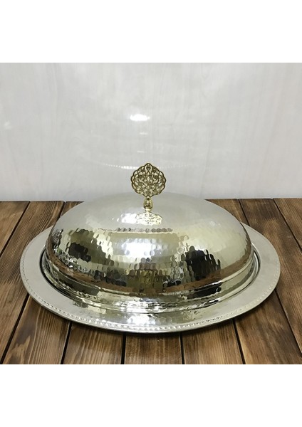 35 cm Dövme Bakır Kayık Sahan