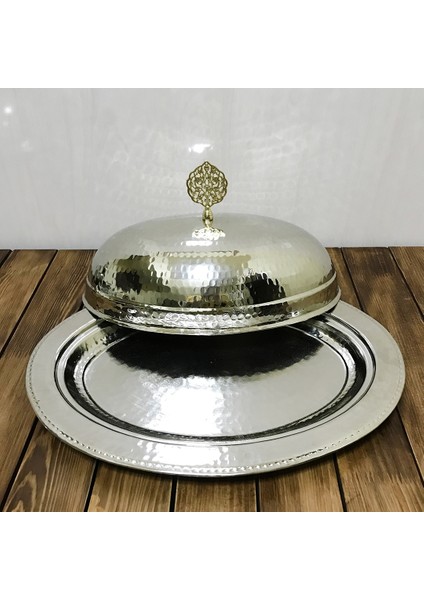 35 cm Dövme Bakır Kayık Sahan