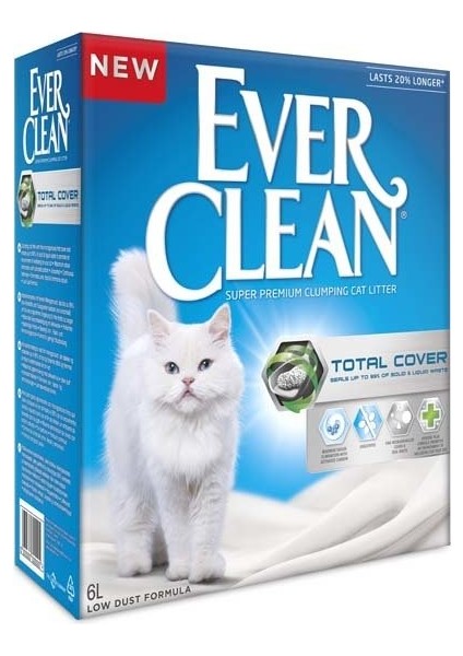 Total Cover Kokusuz Kedi Kumu 6 Lt