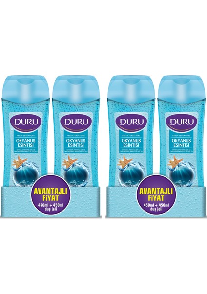 Duş Jeli Okyanus Esintisi 4 x 450 ml