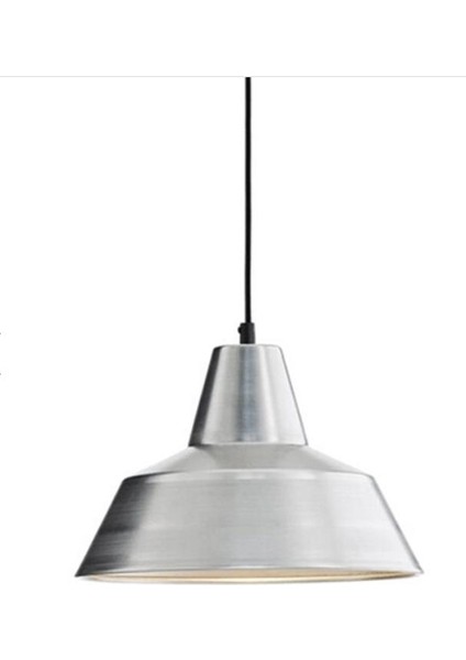 retro,modern,vintage mutfak,oda,otel,cafeler için boyalı krom metal sarkıt avize çap:34cm
