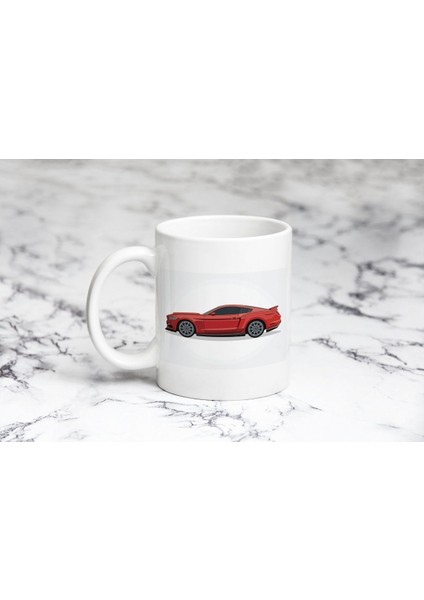 Kırmızı Araba 2 Kupa Bardak