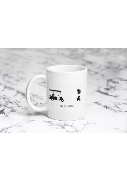 Ikili Golf Kulübü 4 Kupa Bardak