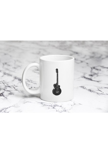 Siyah Gitar Kupa Bardak