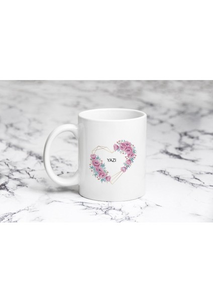 Kalpli Yazı Kupa Bardak