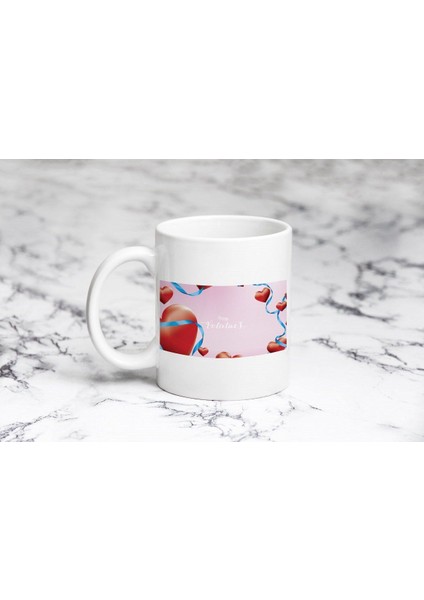 Valentina Yeni Model Pembe Kupa Bardak