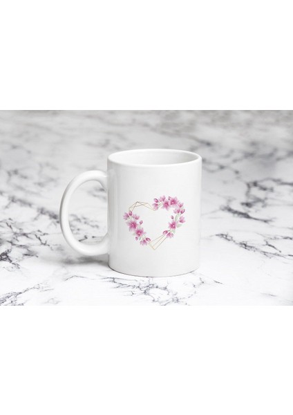 Pembe Çelenk Kupa Bardak