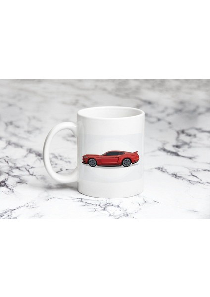Kırmızı Araba 2 Kupa Bardak
