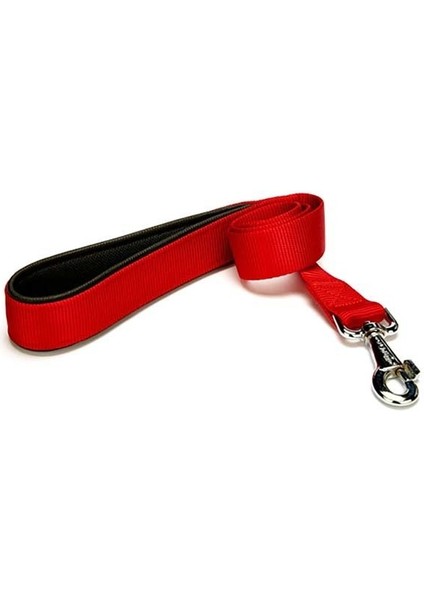 Comfort Dokuma Köpek Gezdirme Tasması Medium Kırmızı 3X100 cm