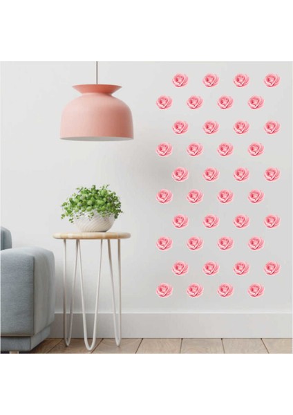 Duvar Dekorasyonu Gül Çıkartmaları- Sticker