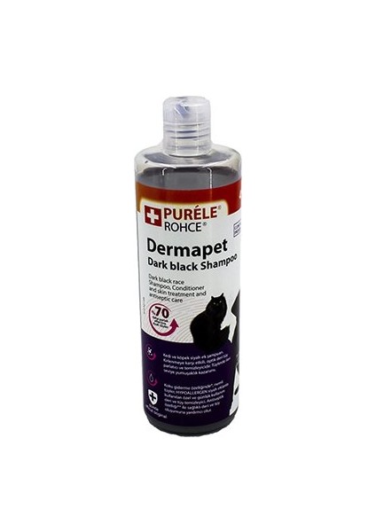 Dermapet Siyah Irk Kedi ve Köpek Için Dermatolojik Etkili Kremli Şampuan 450 ml