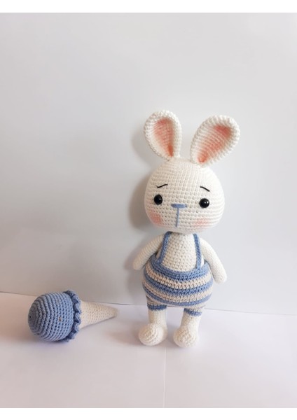 Tavşan Sunny ve Dondurması Amigurumi Organik Oyuncak fiyatları