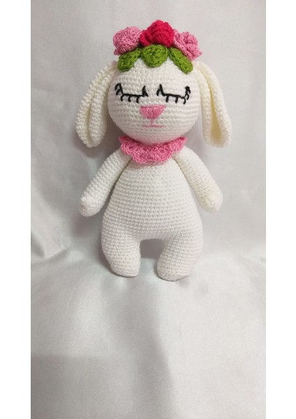 Tombik Sevimli Tavşan Uku Arkadaşı Amigurumi Organik Oyuncak