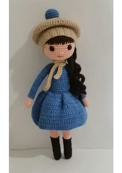 Kot Rengi Güz Bebek Amigurumi Organik Oyuncak