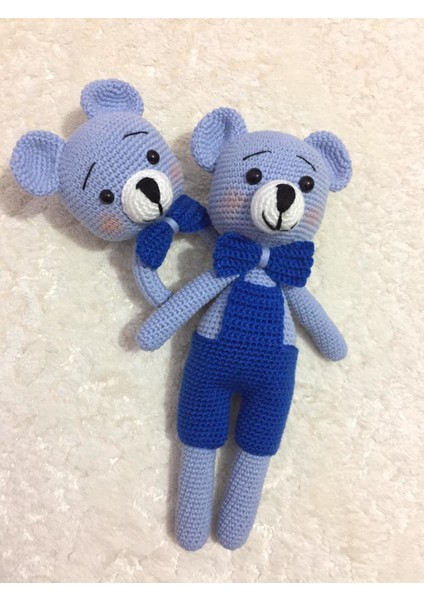 Ayıcık Bebek Seti Amigurumi Organik Oyuncak