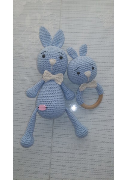 Sevimli Tavşan ve Çıngırak Amigurumi Organik Oyuncak fiyatları
