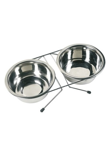 Duo Dinner Ikili Çelik Mama Kabı 11 cm