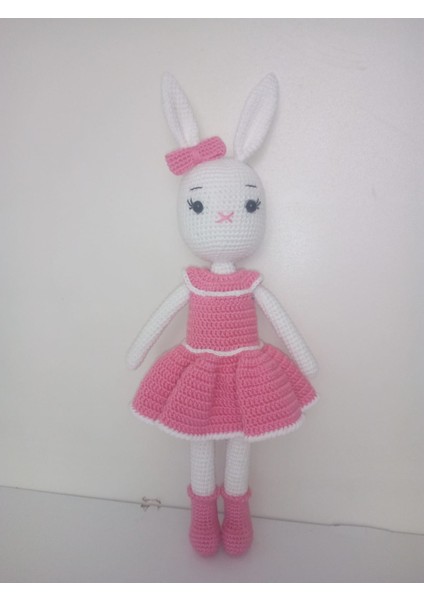 Inci Tavşan Uyku Arkadaşı Amigurumi Organik Oyuncak