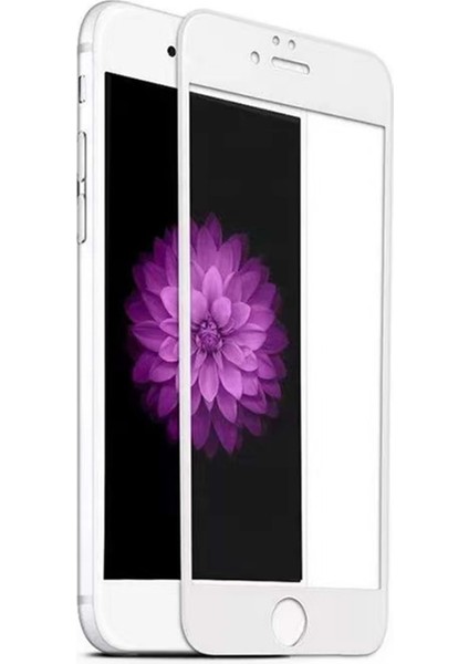 D+ iPhone 8 Plus Privacy Ekran Koruyucu White