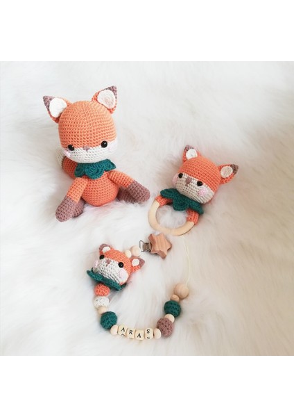 Milo Yeni Doğan Seti Amigurumi Organik Oyuncak
