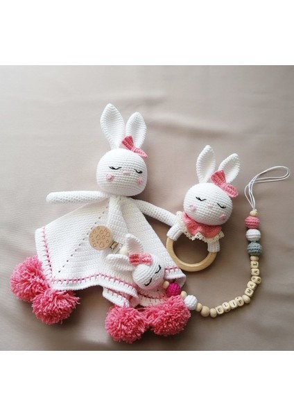 Masalımsı Uyku Arkadaşı Seti Amigurumi Organik Oyuncak