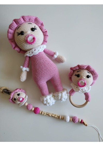 Emzikli Bebek Uyku Arkadaşı Yeni Doğan Seti Organik Oyuncak