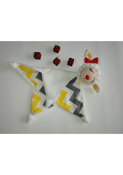 Uykucu Kuzu Uyku Arkadaşı Amigurumi Organik Oyuncak modelleri