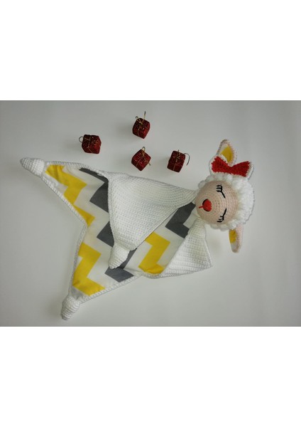 Uykucu Kuzu Uyku Arkadaşı Amigurumi Organik Oyuncak fırsatları