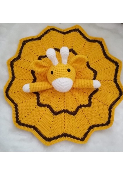 Sevimli Zürafa Uyku Arkadaşı Amigurumi Organik Oyuncak
