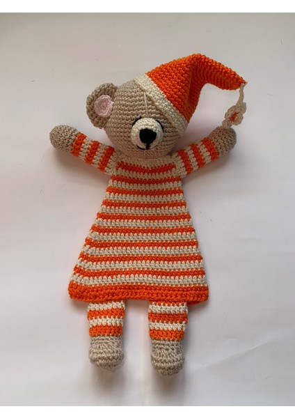 Uykucu Toby Uyku Arkadaşı Amigurumi Organik Oyuncak