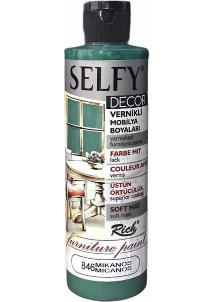 Selfy Decor Vernikli Boya 240CC Mikanos 846