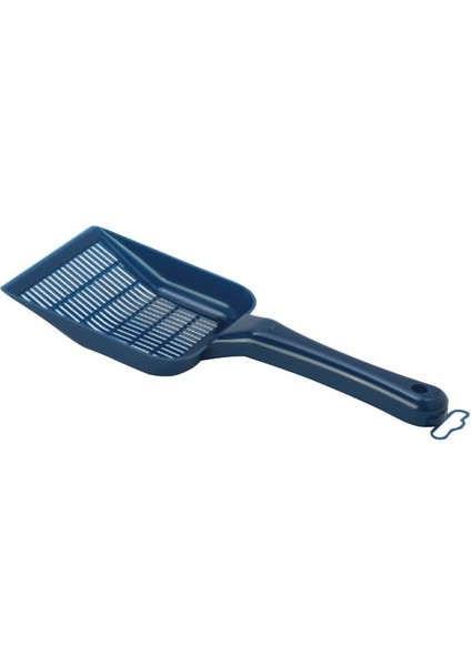 Dar Aralıklı Kedi Kumu Küreği Lacivert 10X28 cm